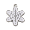 Winter Theme Alloy Enamel Pendants ENAM-M002-05T-P-1