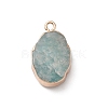 Natural Green Aventurine Pendants G-K333-01B-3