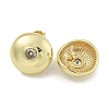 Brass Micro Pave Cubic Zirconia Stud Earrings for Women EJEW-E312-01B-G-2