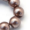 Baking Paint Pearlized Glass Pearl Round Bead Strands X-HY-Q330-8mm-78-3