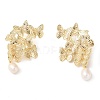 Natural Pearl Dangle Earrings EJEW-L286-08G-1