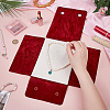 Portable Travel Velvet Pearl Necklaces Flap Carring Cases TP-WH0025-01B-3