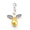 Imitation Pearl Acrylic Pendants HJEW-JM00422-2