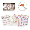 Beadthoven 10Pcs 10 Style 5D Nail Art Water Transfer Stickers Decals MRMJ-BT0001-03-2