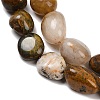Natural Pietersite Beads Strands G-A286-A01-04-4