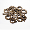 Tibetan Style Zinc Alloy Toggle Clasps X-MLF1310Y-NF-2