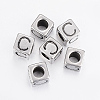 304 Stainless Steel Large Hole Letter European Beads LS-STAS-H428-01AS-C-1