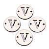 Unfinished Natural Poplar Wood Links Connectors WOOD-S045-140B-01V-1