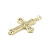 Real 18K Gold Plated Brass with Glass Pendants LS-KK-A209-05C-G-2