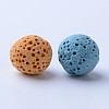 Unwaxed Natural Lava Rock Beads X-G-F325-10mm-M-2