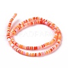 Handmade Polymer Clay Beads Strands CLAY-R089-3mm-003-3