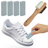 1Pc Plastic & Rubber Bristle Shoe Cleaning Brushes AJEW-DR0002-49-1