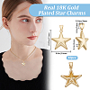 10Pcs Rack Plating Brass Pendants KK-BBC0016-12-2