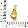 Rack Plating Brass Micro Pave Cubic Zirconia Pendants KK-L226-102G-H-3