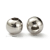 304 Stainless Steel Hollow Round Seamed Beads X-STAS-R032-3mm-5