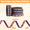 Ethnic Style Embroidery Polyester Ribbons OCOR-GA0002-38-2