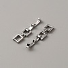 Brass Fold Over Clasps LS-KK-WH0046-51P-1
