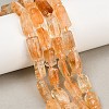 Heated Natural Citrine Beads Strands G-O170-113-8
