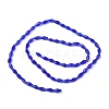 Opaque Glass Beads Strands GLAA-P001-03A-07-3
