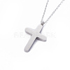 304 Stainless Steel Pendant Necklaces NJEW-F264-24P-3