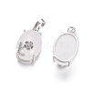 Natural Quartz Crystal Pendants G-L512-I16-2