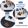 Sea Animals PET Plastic Hollow Out Drawing Painting Stencils Templates Sets DIY-WH0028-68-5