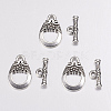 Tibetan Style Toggle Clasps AC2014-1