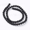 Natural Black Onyx Beads Strands LS-G-H1567-6MM-2
