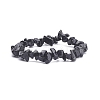 Natural Obsidian Chips Beaded Jewelry Set X-SJEW-JS01232-01-4