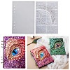 DIY Dragon Eye Binder Notebook Cover Food Grade Silicone Molds OFST-PW0011-02C-1