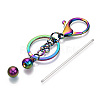 Alloy Bar Beadable Keychain for Jewelry Making DIY Crafts KEYC-A011-01M-3