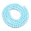 Electroplate Glass Beads Strands LS-EGLA-A034-P3mm-A04-3