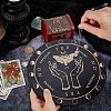 CREATCABIN DIY Moth Pattern Pendulum Board Dowsing Divination Making Kit DIY-CN0002-39-3