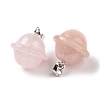 Natural Rose Quartz Pendants G-B041-01P-07-2