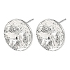 SHEGRACE Brass Stud Earring Findings XGRQ64424-862P-1