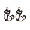 Alloy Enamel Pendants ENAM-K082-01E-KCG-1