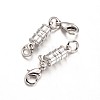 Eco-Friendly Column Brass Magnetic Clasps Converter KK-I603-05P-1