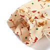Christmas Theme Cloth Printed Storage Bags ABAG-F010-02C-04-3