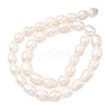 Natural Cultured Freshwater Pearl Beads Strands PEAR-D003-01D-10-3