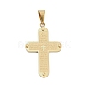 304 Stainless Steel Pendants STAS-C142-01G-1