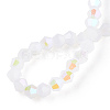 Imitation Jade Electroplate Glass Beads Strands EGLA-A039-J2mm-L06-4