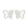 Non-Tarnish 304 Stainless Steel Hollow Out Butterfly Stud Earrings EJEW-PW0002-08P-1