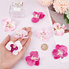 CRASPIRE 100Pcs 4 Colors Cloth Imitation Phalaenopsis Amabilis AJEW-CP0001-86-3