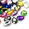 Imitation Taiwan Acrylic Rhinestone Cabochons GACR-A017-13x18mm-M-1