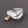 Spray Painted Glass Pendants GLAA-N035-016-A03-5