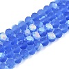 Transparent Glass Beads Strands EGLA-A044-T8mm-MB14-1