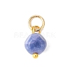 Natural Colorful Tourmaline Dice Charms PALLOY-JF04580-01-3