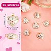 10Pcs Eco-Friendly Brass Micro Pave Cubic Zirconia with Enamel Pendants KK-SZ0005-77-7