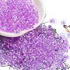 6/0 Inside Colours Fringe Glass Seed Beads SEED-A034-03B-1