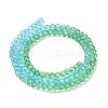 Transparent Painted Glass Beads Strands DGLA-A034-T3mm-A17-5